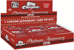 2021 Chrome Platinum Baseball Anniversary Hobby Box