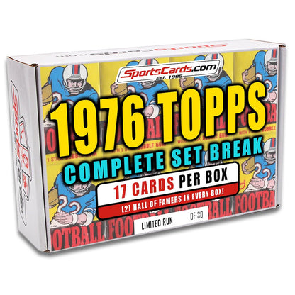 1976 TOPPS FOOTBALL COMPLETE SET BREAK - 17 CARDS PER BOX! (2) HOFERS PER BOX!