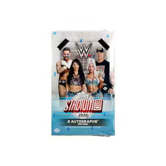 2026 Topps Stadium Club WWE Wrestling Hobby Box, sealed