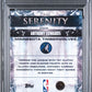 2025 TOPPS CHROME SERENITY #SY-4 ANTHONY EDWARDS SERENITY-REFRACTOR PSA 10