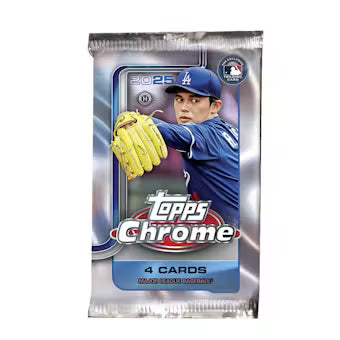 2025 Topps Chrome Baseball Hobby Pack