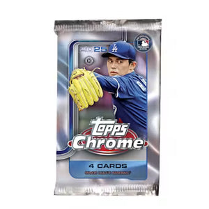 2025 Topps Chrome Baseball Hobby Pack